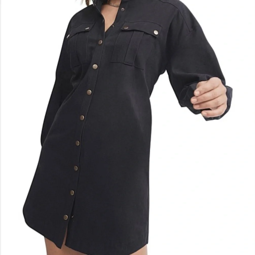 Witchery Dress Navy - Picture 3 of 5